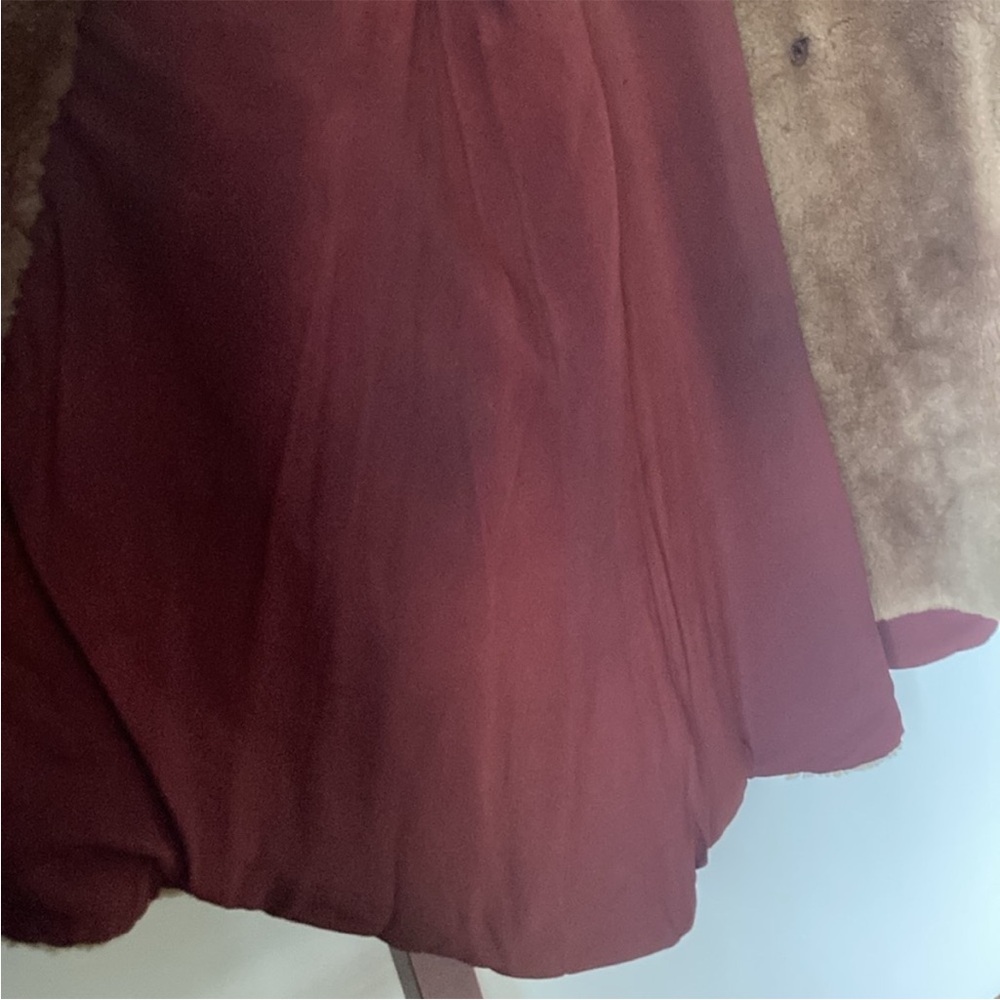 Women's Tan Faux Fur Coat - Picture 4 of 11